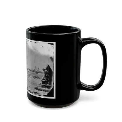 Morris Island, South Carolina. Unidentified Camp (U.S. Civil War) Black Coffee Mug - Go Mug Yourself