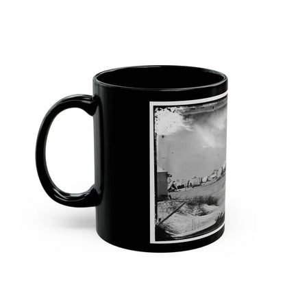 Morris Island, South Carolina. Unidentified Camp (U.S. Civil War) Black Coffee Mug - Go Mug Yourself