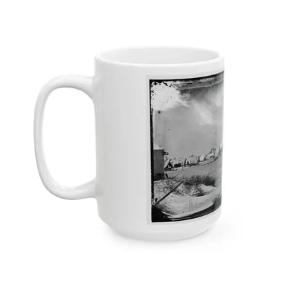 Morris Island, South Carolina. Unidentified Camp (U.S. Civil War) White Coffee Mug - Go Mug Yourself