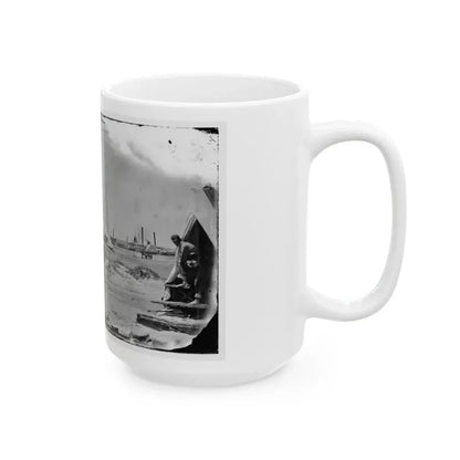 Morris Island, South Carolina. Unidentified Camp (U.S. Civil War) White Coffee Mug - Go Mug Yourself