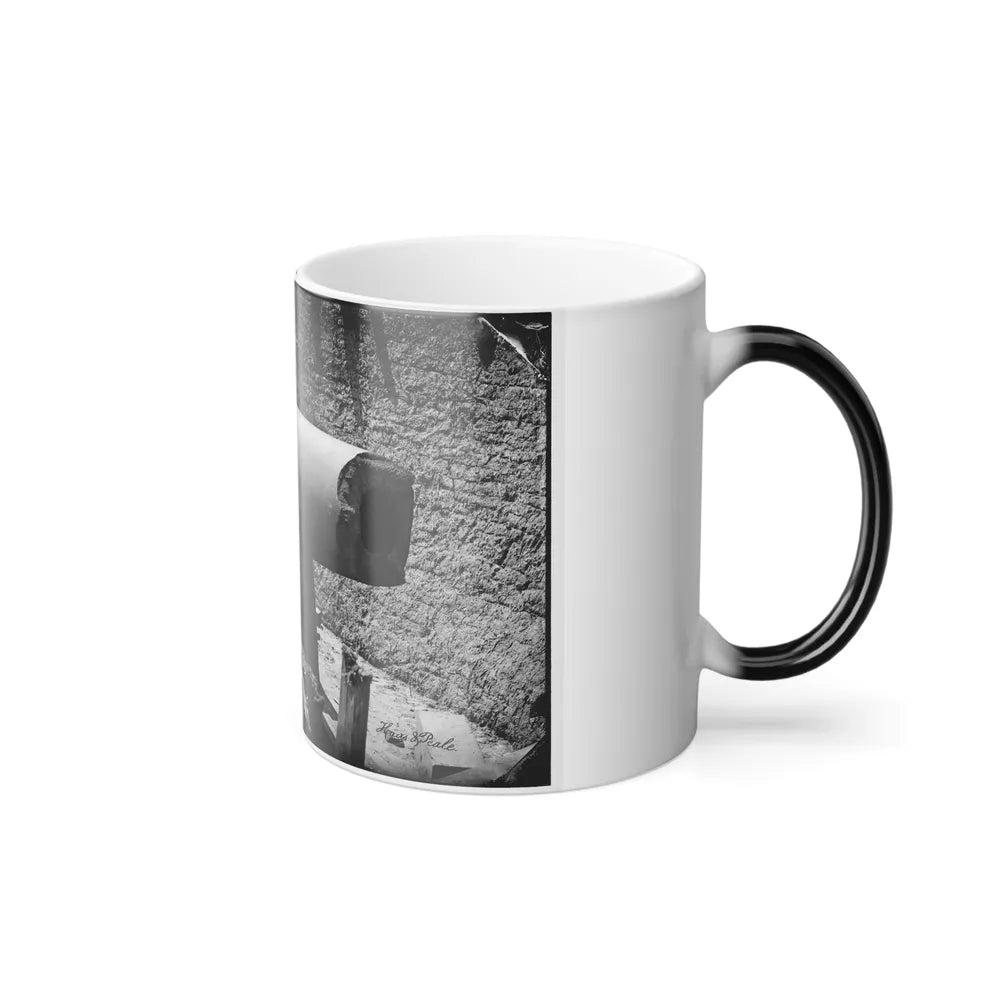 Morris Island, South Carolina. 300-Poinder Parrot Rifle After Bursting of Muzzle (U.S. Civil War) Color Changing Coffee Mug 11oz-Go Mug Yourself