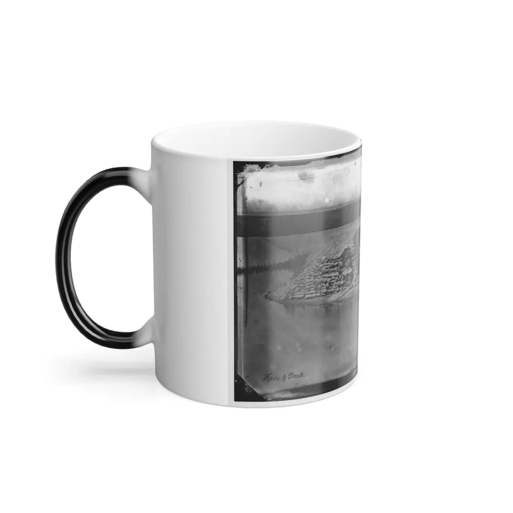 Morris Island, South Carolina. Battery Hays. One 8-Inch Parrot Rifle Dismounted. Breaching Battery Against Fort Sumter (U.S. Civil War) Color Changing Coffee Mug 11oz-Go Mug Yourself