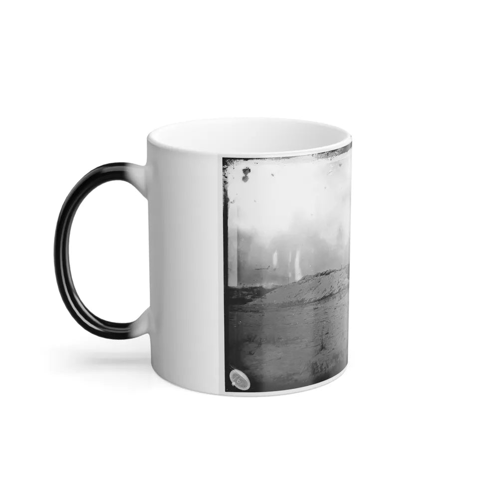 Morris Island, South Carolina. Battery Weed. Five 10-Inch Siege Mortars (U.S. Civil War) Color Changing Coffee Mug 11oz-Go Mug Yourself