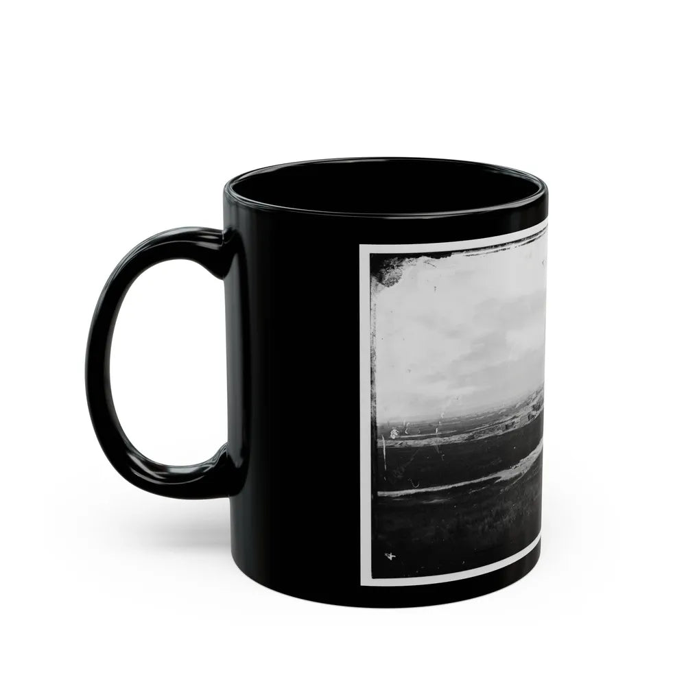 Morris Island, South Carolina. First Parallel (U.S. Civil War) Black Coffee Mug-Go Mug Yourself