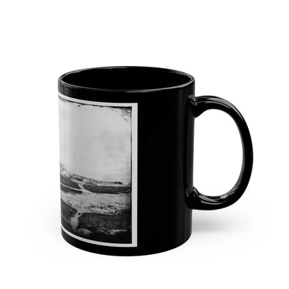 Morris Island, South Carolina. First Parallel (U.S. Civil War) Black Coffee Mug-Go Mug Yourself