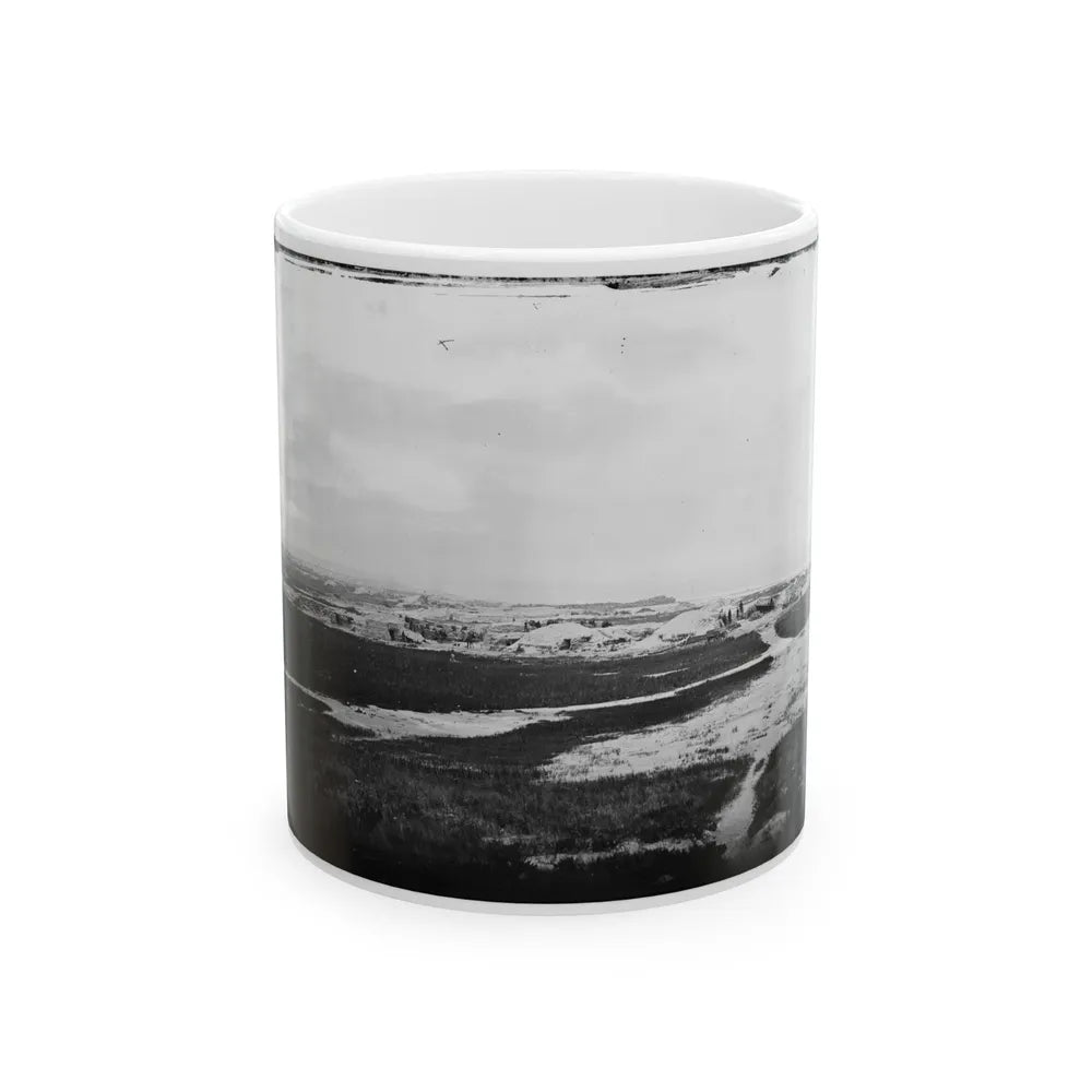 Morris Island, South Carolina. First Parallel (U.S. Civil War) White Coffee Mug-11oz-Go Mug Yourself