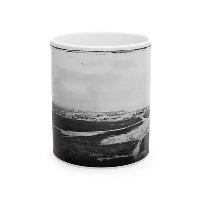 Morris Island, South Carolina. First Parallel (U.S. Civil War) White Coffee Mug-11oz-Go Mug Yourself