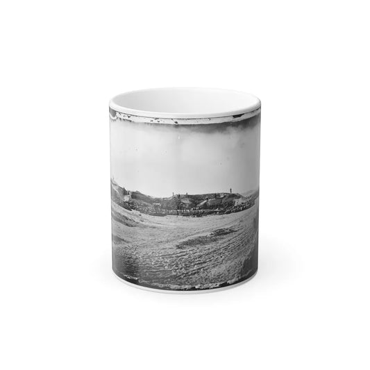 Morris Island, South Carolina. Fort Putnam, Formerly Confederate Battery Gregg (U.S. Civil War) Color Changing Coffee Mug 11oz-11oz-Go Mug Yourself