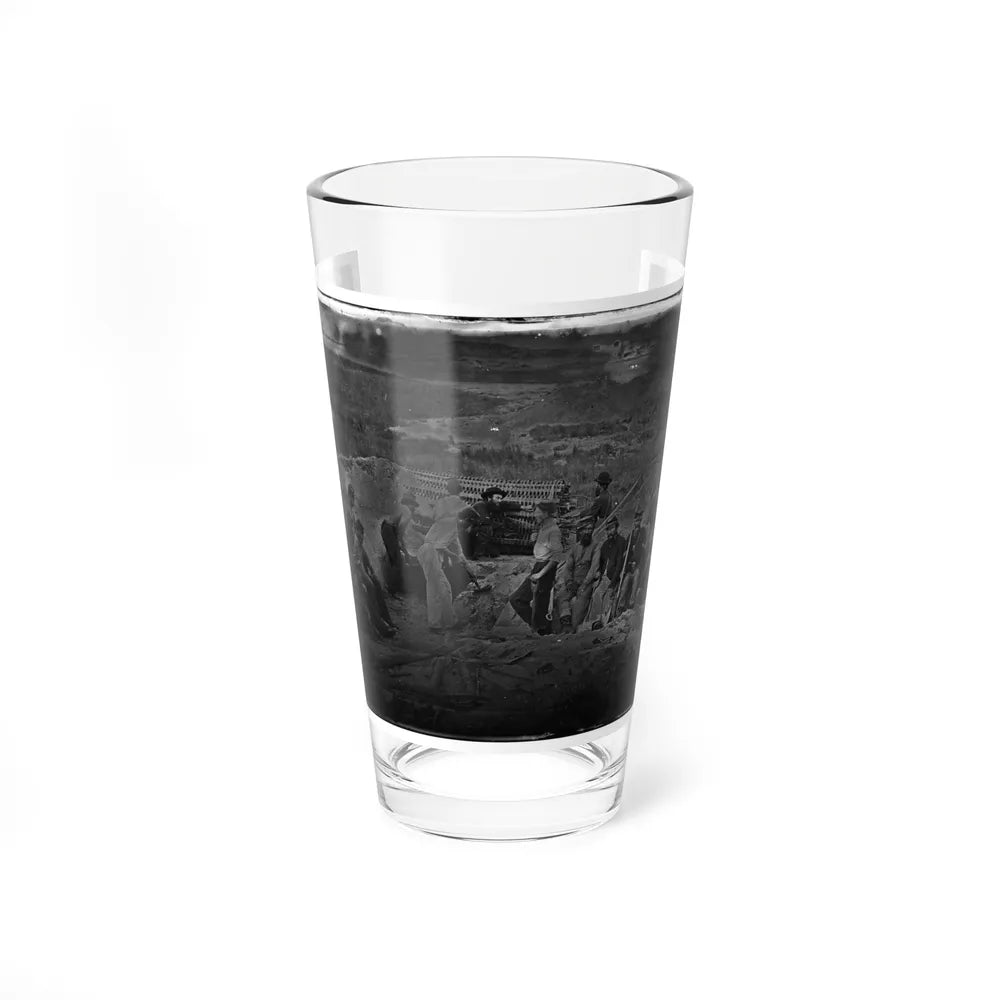 Morris Island, South Carolina. Full Sap (U.S. Civil War) Pint Glass 16oz-16oz-Go Mug Yourself