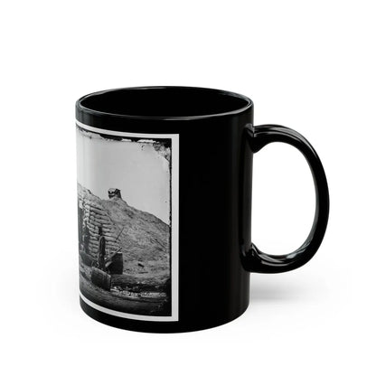 Morris Island, South Carolina. Headquarters Of Field Officer Of The Trenches. Second Parallel (U.S. Civil War) Black Coffee Mug-Go Mug Yourself