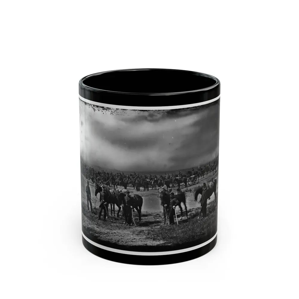 Morris Island, South Carolina. Unidentified Artillery Unit 001 (U.S. Civil War) Black Coffee Mug-11oz-Go Mug Yourself