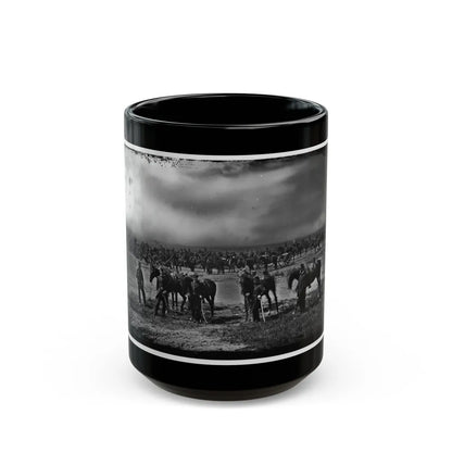 Morris Island, South Carolina. Unidentified Artillery Unit 001 (U.S. Civil War) Black Coffee Mug-15oz-Go Mug Yourself