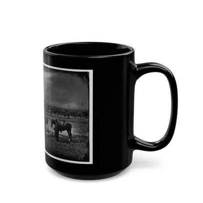 Morris Island, South Carolina. Unidentified Artillery Unit 001 (U.S. Civil War) Black Coffee Mug-Go Mug Yourself