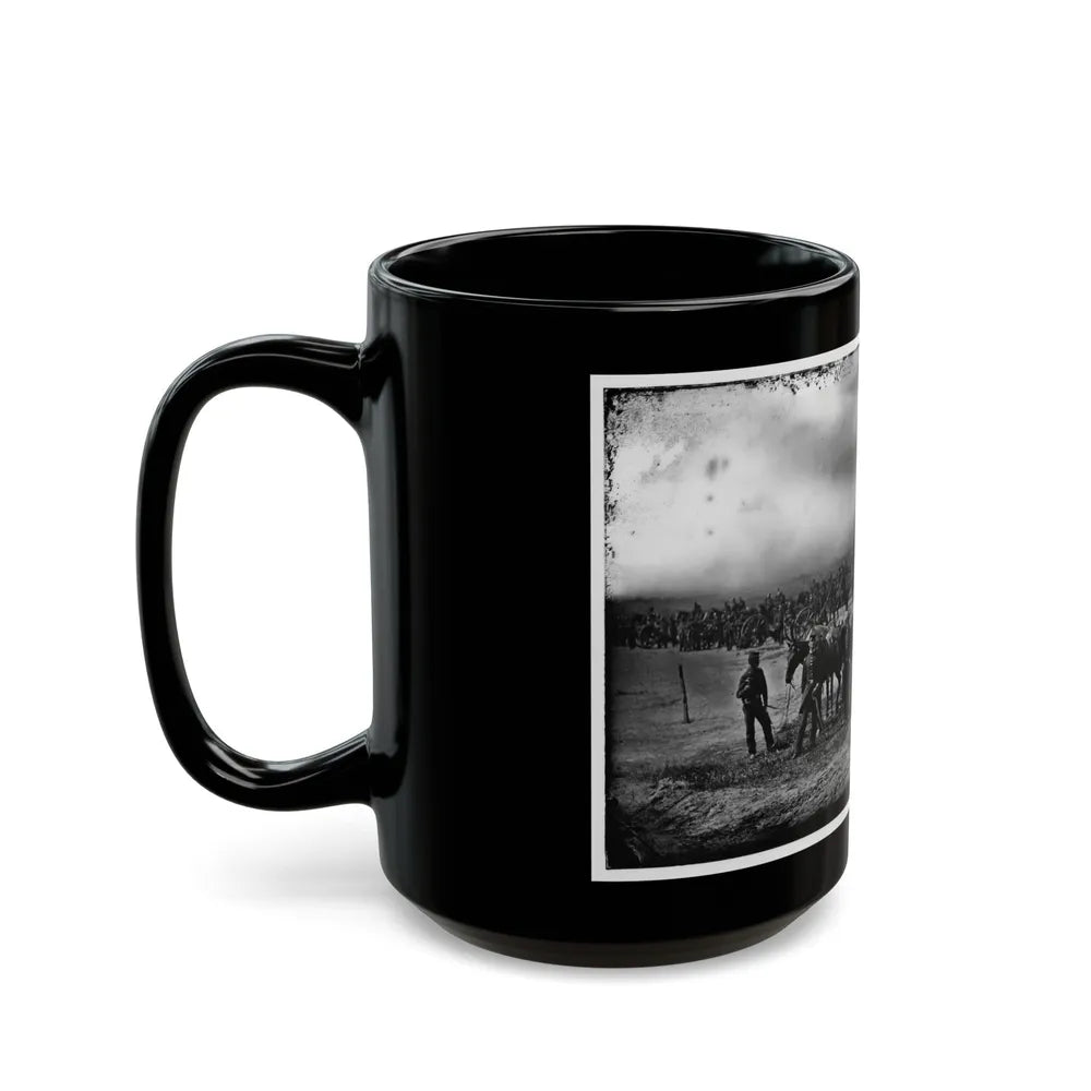 Morris Island, South Carolina. Unidentified Artillery Unit 001 (U.S. Civil War) Black Coffee Mug-Go Mug Yourself