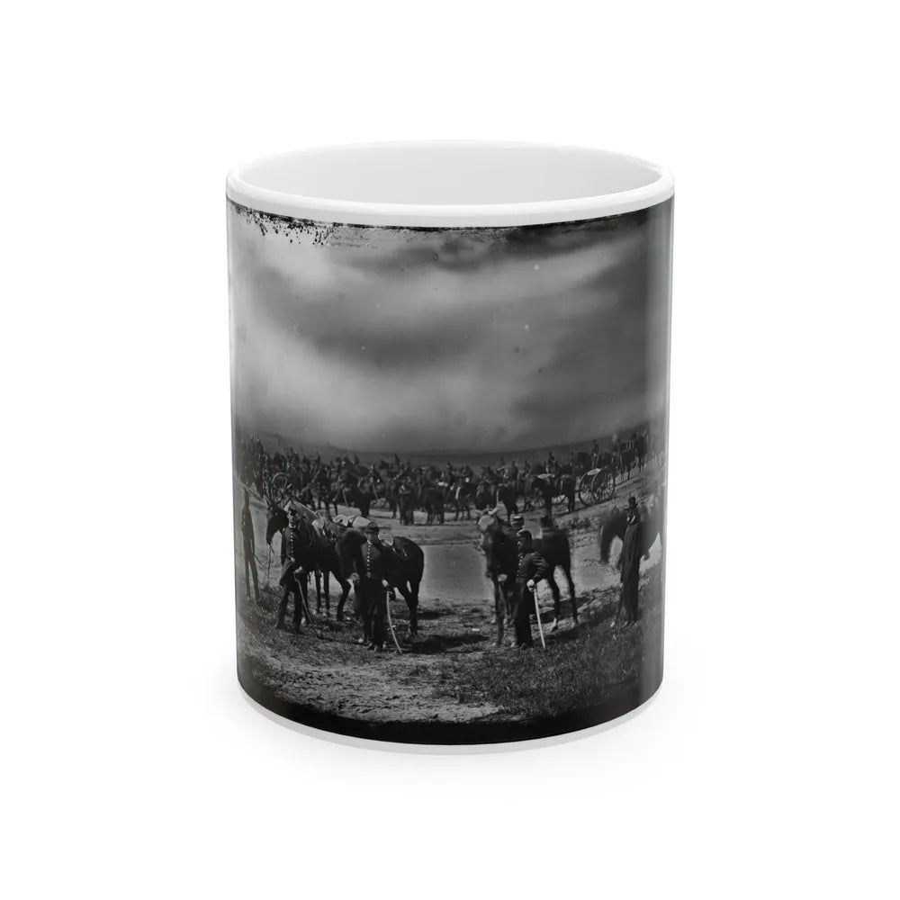 Morris Island, South Carolina. Unidentified Artillery Unit 001 (U.S. Civil War) White Coffee Mug-11oz-Go Mug Yourself