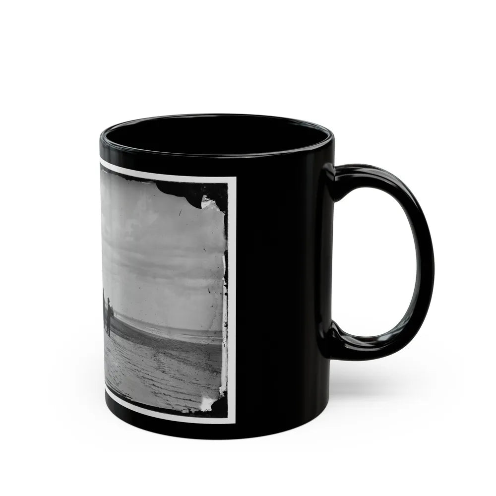 Morris Island, South Carolina. Unidentified Camp 001 (U.S. Civil War) Black Coffee Mug-Go Mug Yourself