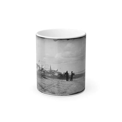 Morris Island, South Carolina. Unidentified Camp 001 (U.S. Civil War) Color Changing Coffee Mug 11oz-11oz-Go Mug Yourself