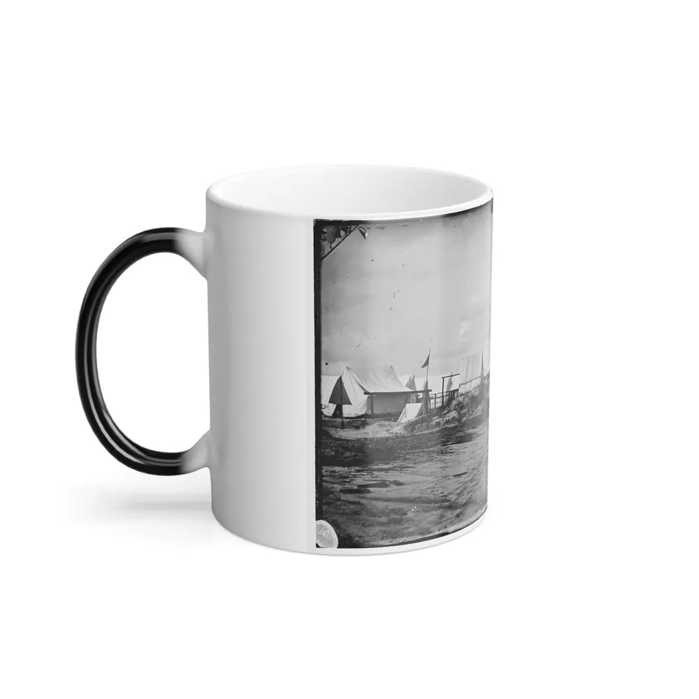 Morris Island, South Carolina. Unidentified Camp 001 (U.S. Civil War) Color Changing Coffee Mug 11oz-Go Mug Yourself