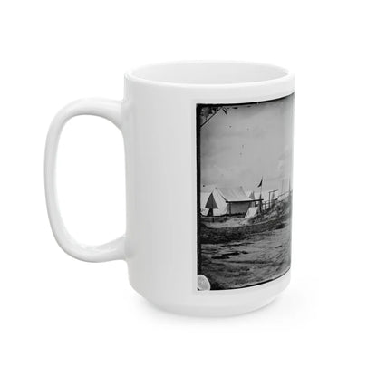 Morris Island, South Carolina. Unidentified Camp 001 (U.S. Civil War) White Coffee Mug-Go Mug Yourself