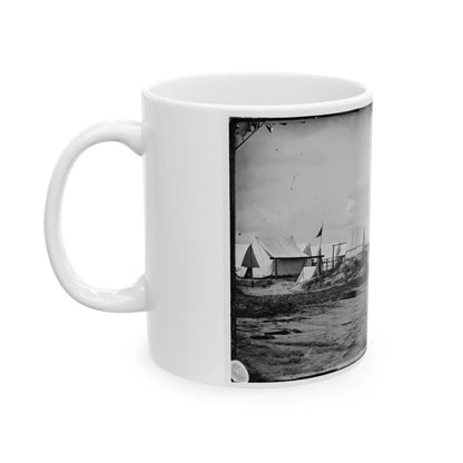 Morris Island, South Carolina. Unidentified Camp 001 (U.S. Civil War) White Coffee Mug-Go Mug Yourself