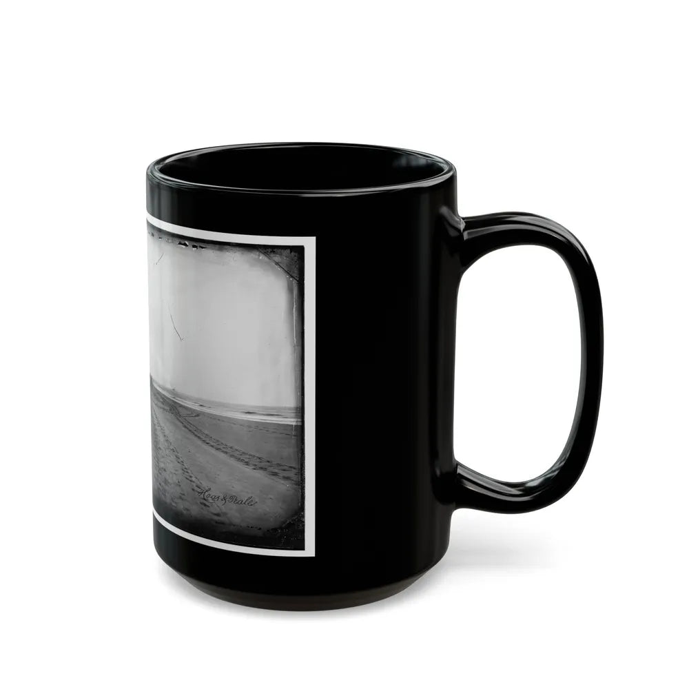 Morris Island, South Carolina. Unidentified Camp 002 (U.S. Civil War) Black Coffee Mug-Go Mug Yourself