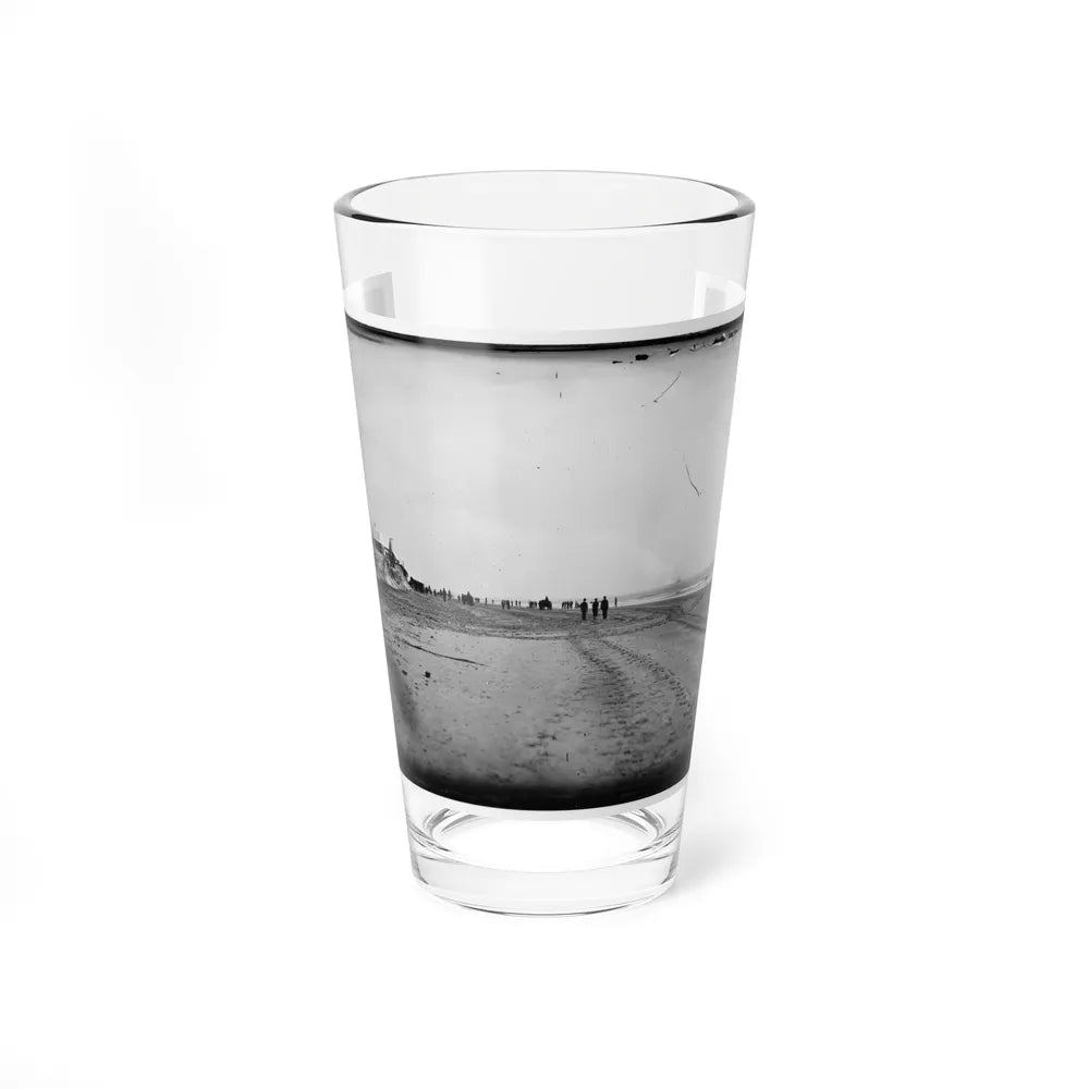 Morris Island, South Carolina. Unidentified Camp 002 (U.S. Civil War) Pint Glass 16oz-16oz-Go Mug Yourself