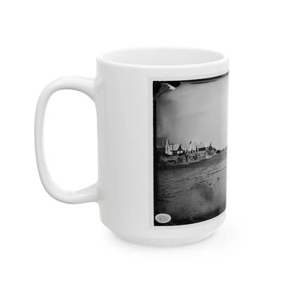 Morris Island, South Carolina. Unidentified Camp 002 (U.S. Civil War) White Coffee Mug-Go Mug Yourself