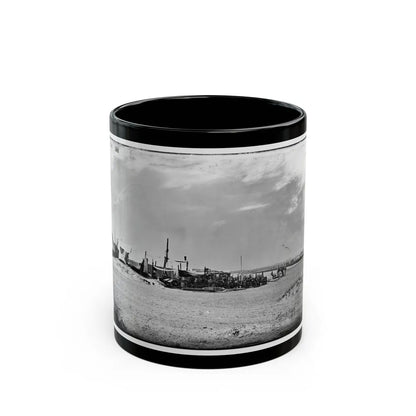 Morris Island, South Carolina. Unidentified Camp 003 (U.S. Civil War) Black Coffee Mug-11oz-Go Mug Yourself