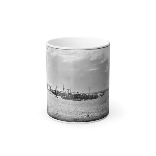 Morris Island, South Carolina. Unidentified Camp 003 (U.S. Civil War) Color Changing Coffee Mug 11oz-11oz-Go Mug Yourself