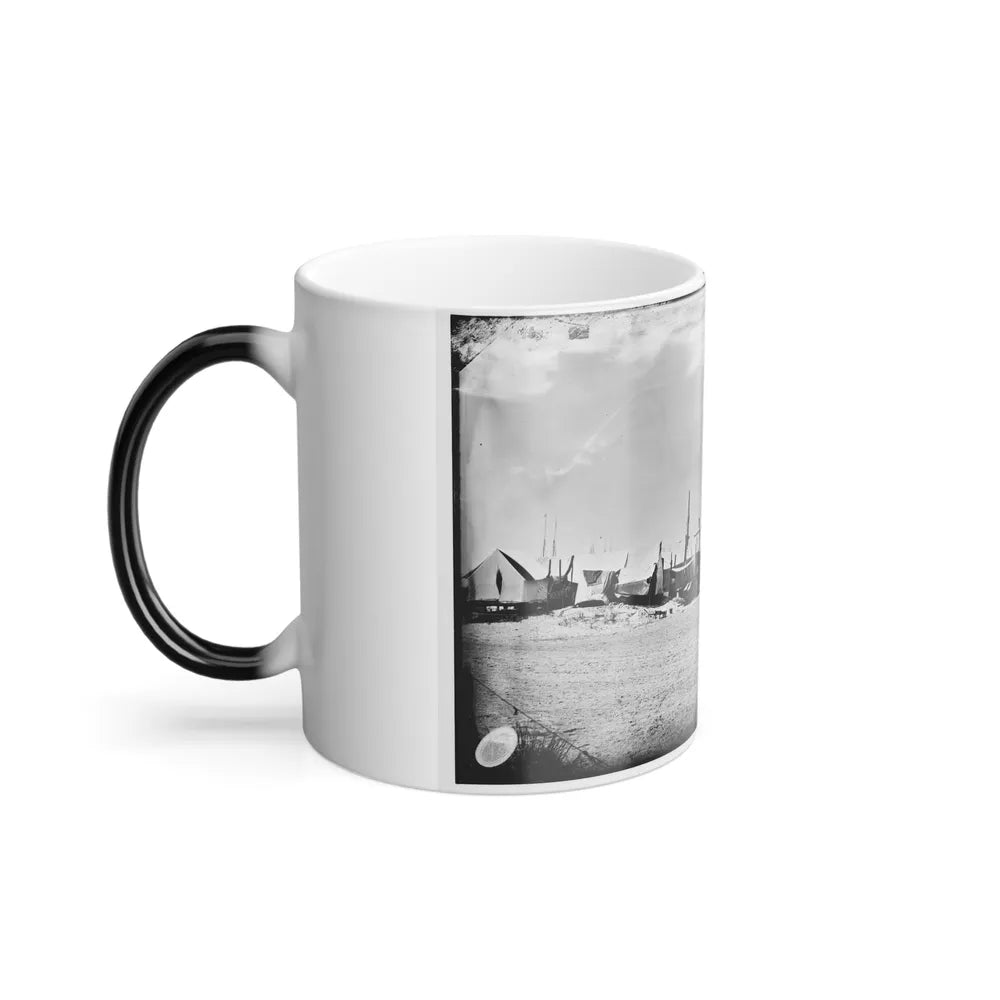 Morris Island, South Carolina. Unidentified Camp 003 (U.S. Civil War) Color Changing Coffee Mug 11oz-Go Mug Yourself