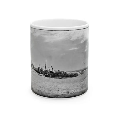 Morris Island, South Carolina. Unidentified Camp 003 (U.S. Civil War) White Coffee Mug-11oz-Go Mug Yourself