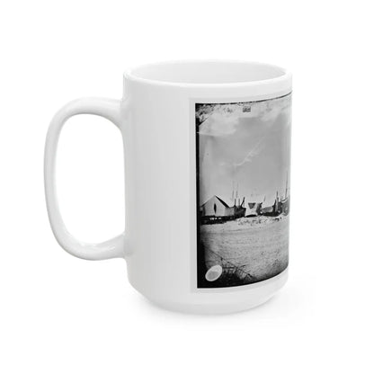 Morris Island, South Carolina. Unidentified Camp 003 (U.S. Civil War) White Coffee Mug-Go Mug Yourself