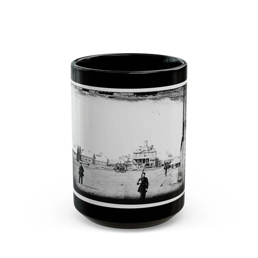 Morris Island, South Carolina. Unidentified Camp 004 (U.S. Civil War) Black Coffee Mug-15oz-Go Mug Yourself