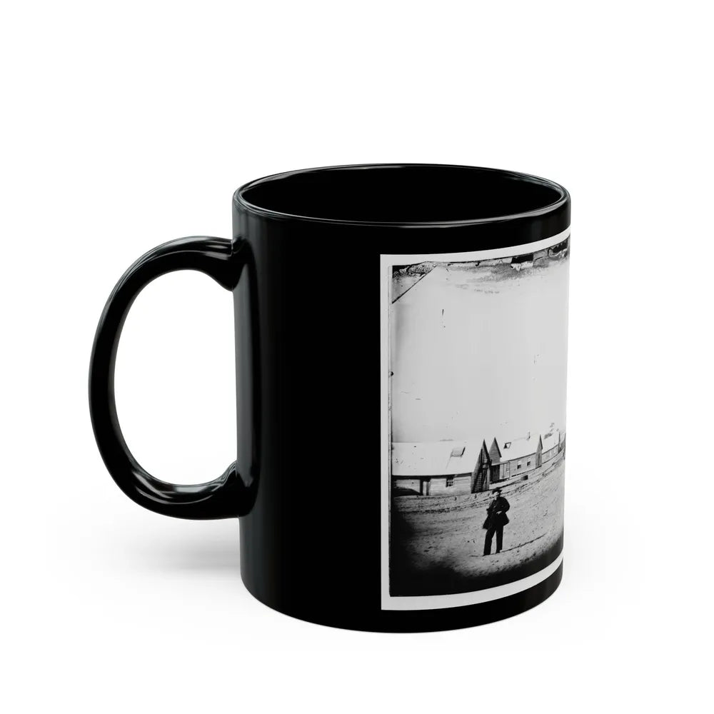 Morris Island, South Carolina. Unidentified Camp 004 (U.S. Civil War) Black Coffee Mug-Go Mug Yourself