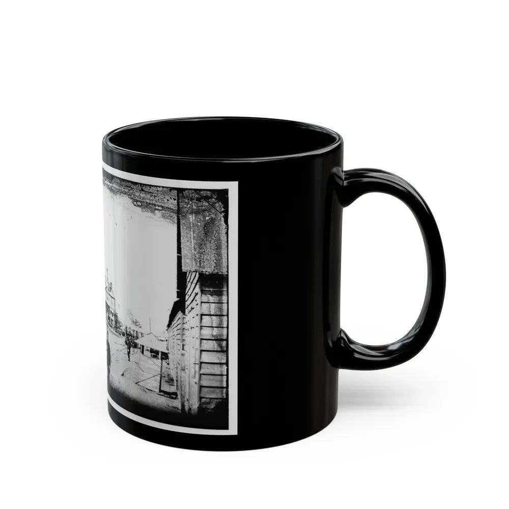 Morris Island, South Carolina. Unidentified Camp 004 (U.S. Civil War) Black Coffee Mug-Go Mug Yourself