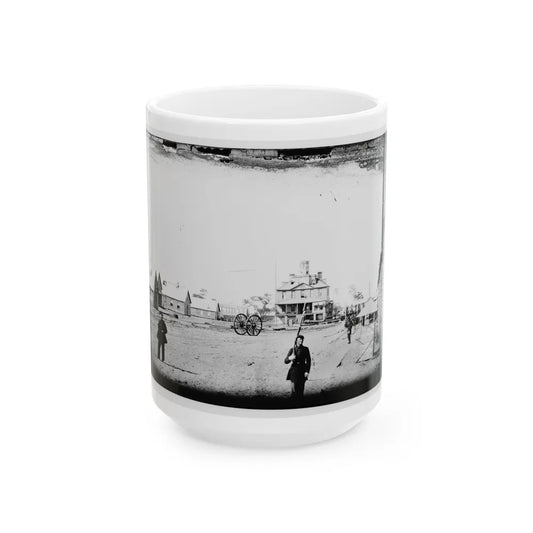 Morris Island, South Carolina. Unidentified Camp 004 (U.S. Civil War) White Coffee Mug-15oz-Go Mug Yourself