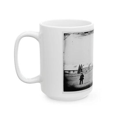 Morris Island, South Carolina. Unidentified Camp 004 (U.S. Civil War) White Coffee Mug-Go Mug Yourself