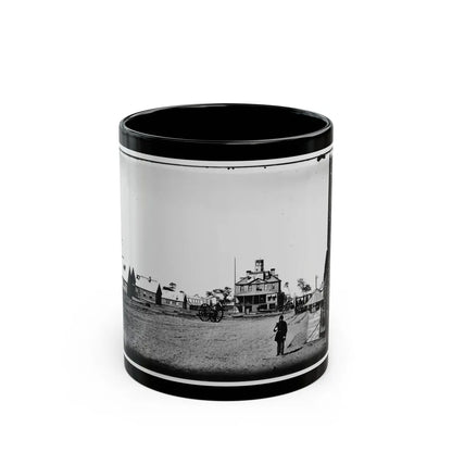 Morris Island, South Carolina. Unidentified Camp 005 (U.S. Civil War) Black Coffee Mug-11oz-Go Mug Yourself