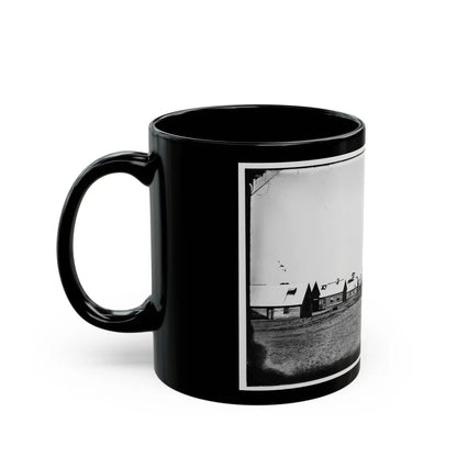 Morris Island, South Carolina. Unidentified Camp 005 (U.S. Civil War) Black Coffee Mug-Go Mug Yourself