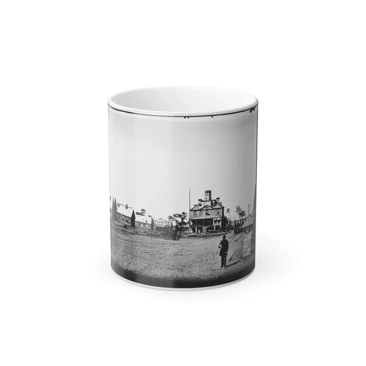 Morris Island, South Carolina. Unidentified Camp 005 (U.S. Civil War) Color Changing Coffee Mug 11oz-11oz-Go Mug Yourself