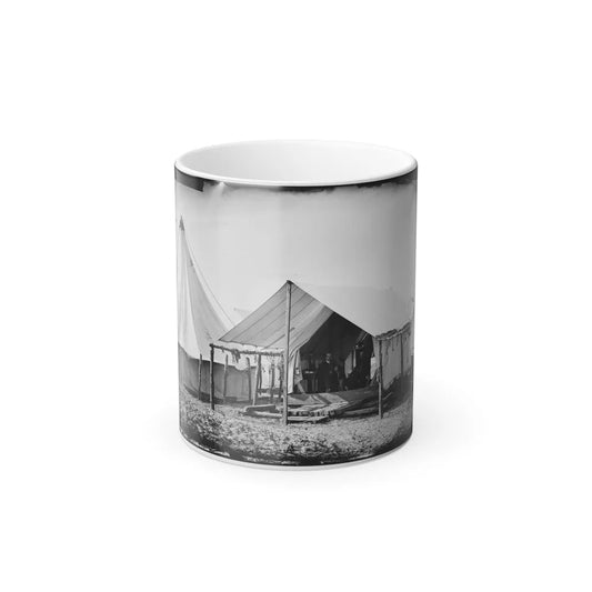 Morris Island, South Carolina. Unidentified Camp Scene (U.S. Civil War) Color Changing Coffee Mug 11oz-11oz-Go Mug Yourself