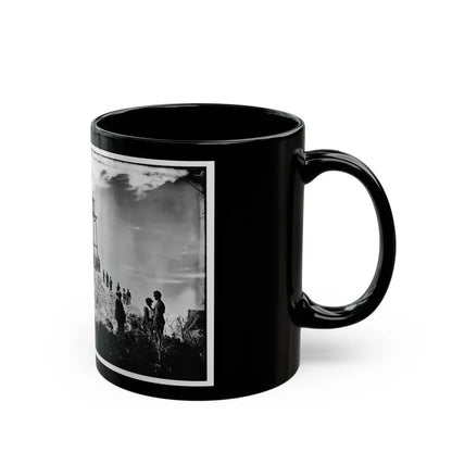 Morris Island (Vicinity), South Carolina. Ruins Of Charleston Lighthouse (U.S. Civil War) Black Coffee Mug - Go Mug Yourself