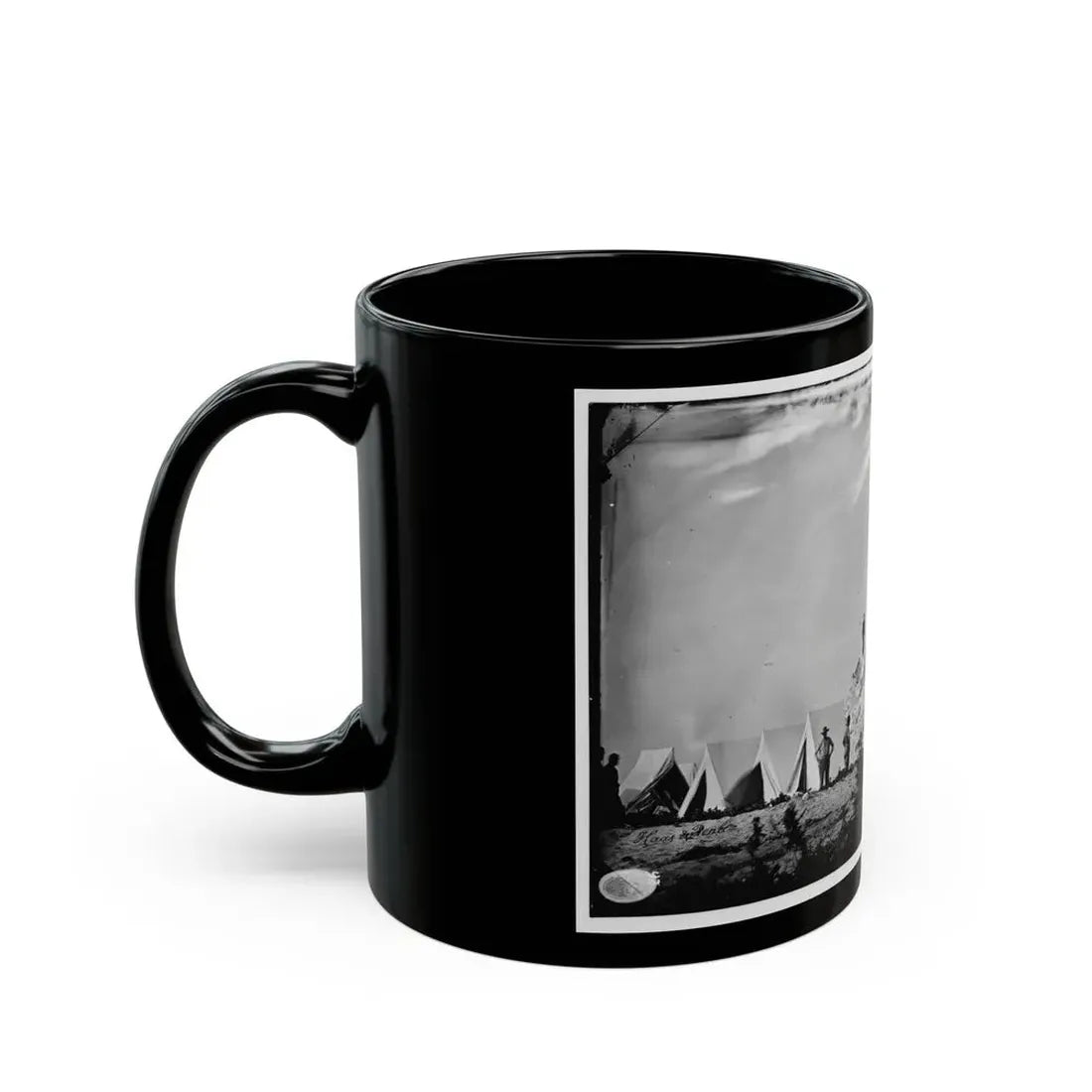 Morris Island (Vicinity), South Carolina. Ruins Of Charleston Lighthouse (U.S. Civil War) Black Coffee Mug - Go Mug Yourself