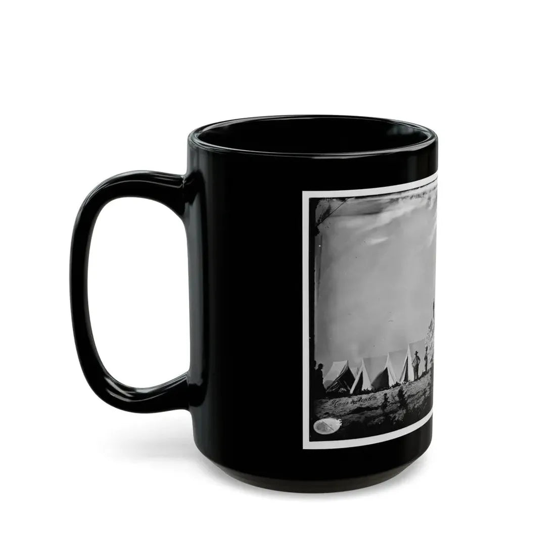 Morris Island (Vicinity), South Carolina. Ruins Of Charleston Lighthouse (U.S. Civil War) Black Coffee Mug - Go Mug Yourself