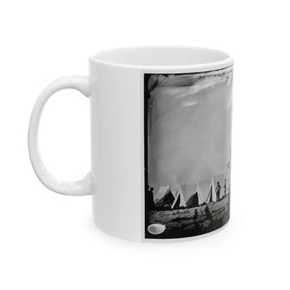 Morris Island (Vicinity), South Carolina. Ruins Of Charleston Lighthouse (U.S. Civil War) White Coffee Mug - Go Mug Yourself