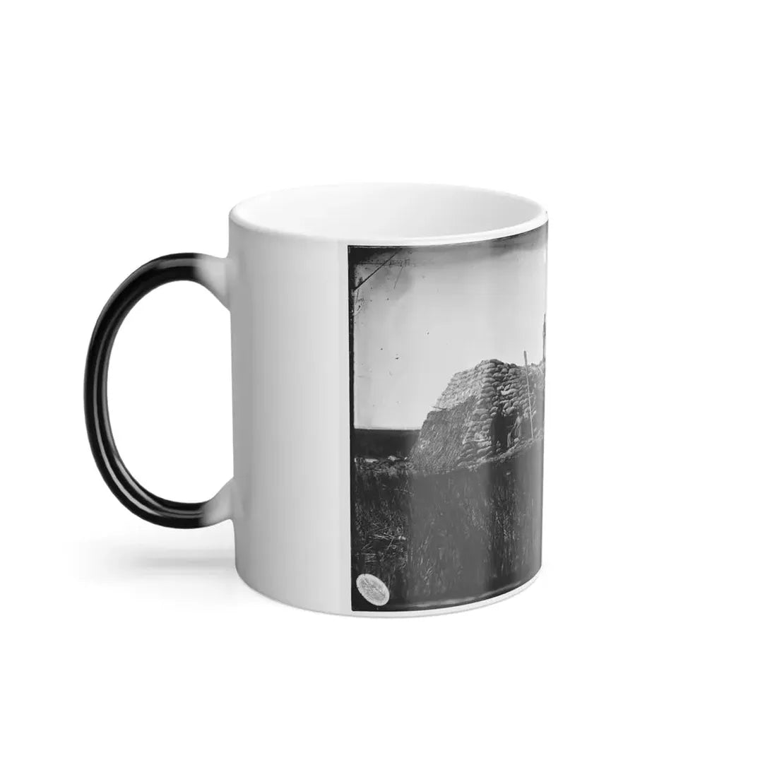Morris Island (Vicinity), South Carolina. The  Marsh Battery  or  Swamp Angel  After the Explosion, August 22, 1863 001 (U.S. Civil War) Color Changing Coffee Mug 11oz - Go Mug Yourself