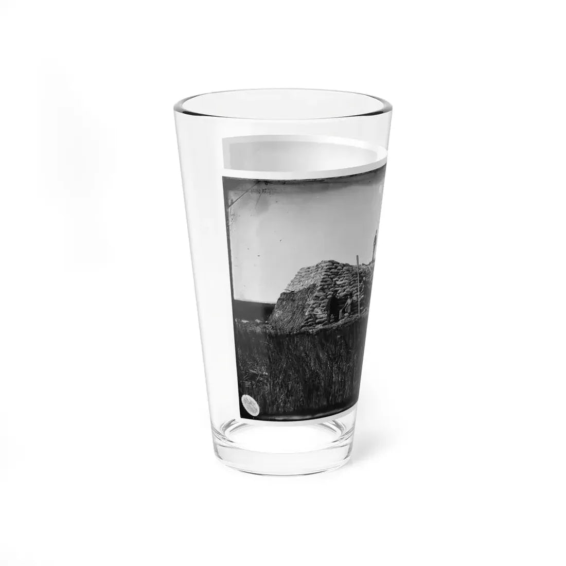 Morris Island (Vicinity), South Carolina. The  Marsh Battery  Or  Swamp Angel  After The Explosion, August 22, 1863 001 (U.S. Civil War) Pint Glass 16oz - Go Mug Yourself