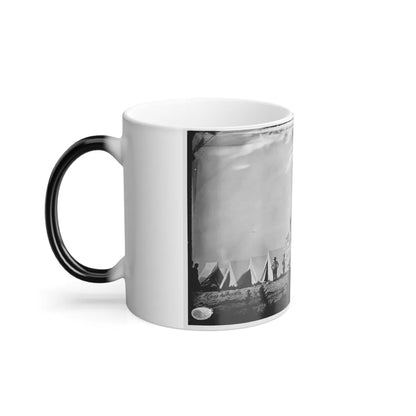 Morris Island (Vicinity), South Carolina. Ruins of Charleston Lighthouse (U.S. Civil War) Color Changing Coffee Mug 11oz-Go Mug Yourself