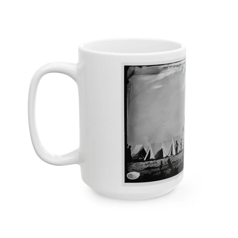 Morris Island (Vicinity), South Carolina. Ruins Of Charleston Lighthouse (U.S. Civil War) White Coffee Mug-Go Mug Yourself