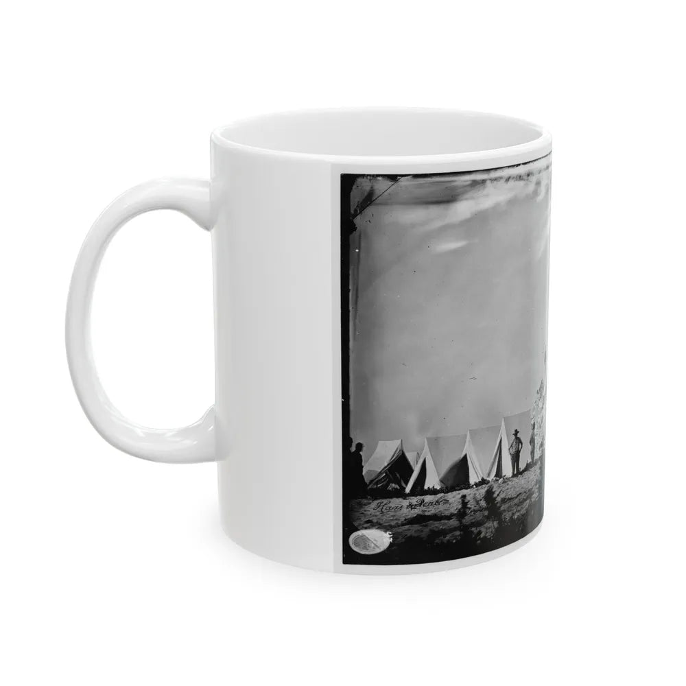 Morris Island (Vicinity), South Carolina. Ruins Of Charleston Lighthouse (U.S. Civil War) White Coffee Mug-Go Mug Yourself